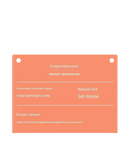 Slipper size and product information.