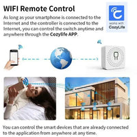 Cozylife Mini Wifi Smart Switch 16A - DIY Control - wifi 16a / 1pc