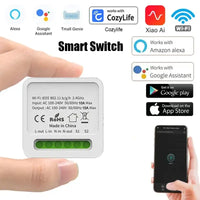 Cozylife Mini Wifi Smart Switch 16A - DIY Control - wifi 16a / 1pc