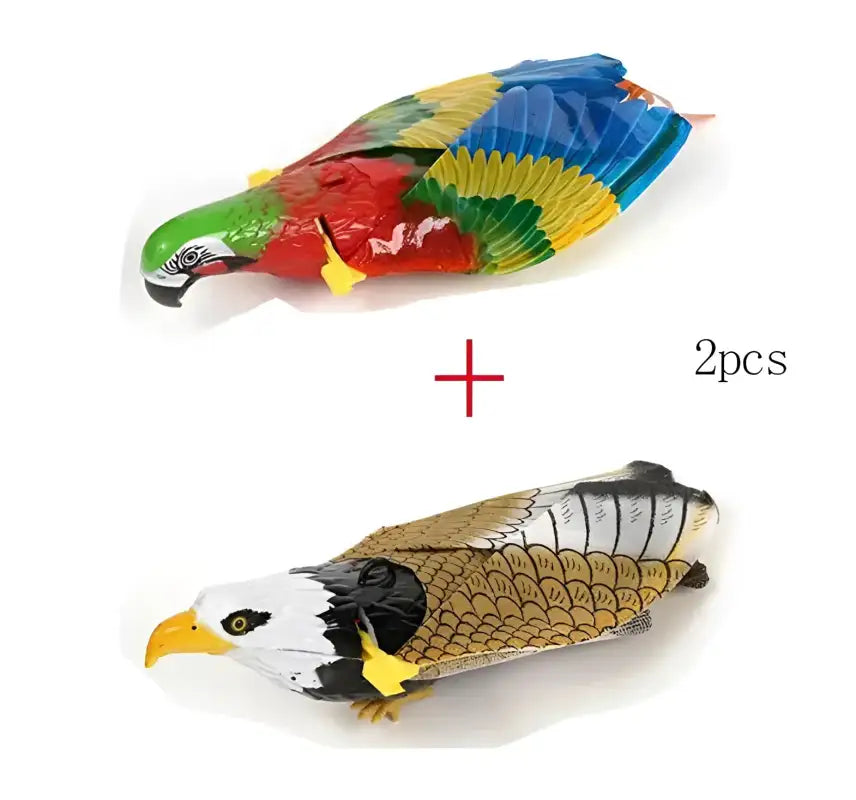Flying Feline Feather Frenzy 🦅 - 2pcs