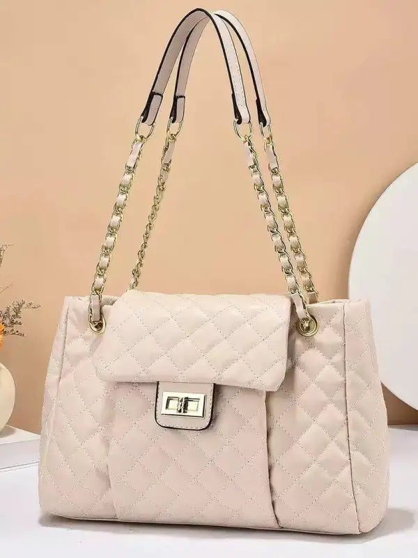 Beige White