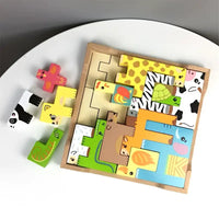 Wooden Wonder: Fun Puzzle Adventure - Color