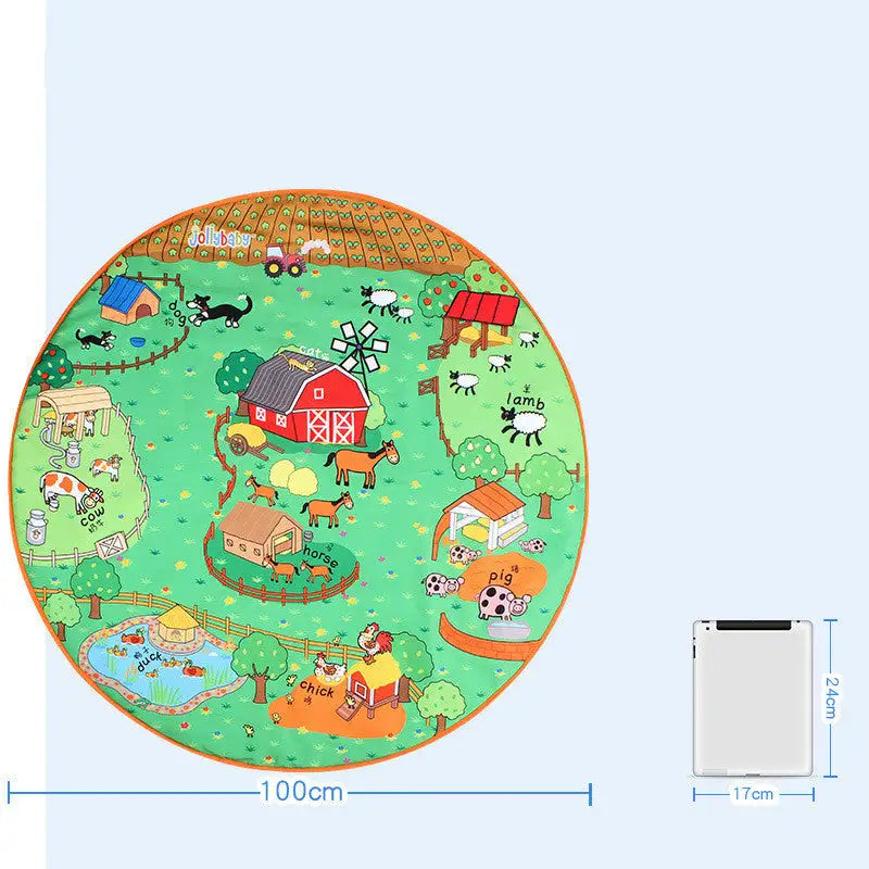 Critters gone wild early learning play blanket bonanza