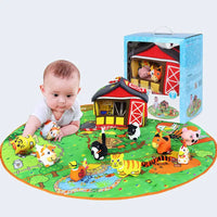 Jungle Farm Adventure Play Blanket for Babies 🧸🌿 - Farm game blanket