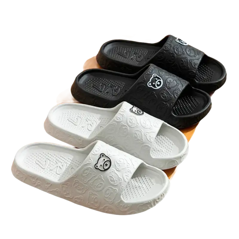 Cute Bear Sandals Summer Fashion Men’s Slippers Printting