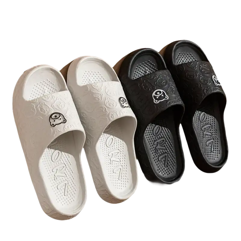Cute Bear Sandals Summer Fashion Men’s Slippers Printting