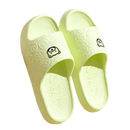 Light green cartoon-themed slides.