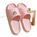 Pair of pink cartoon-themed slides.