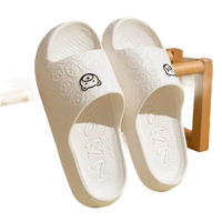 White cartoon-decorated slides.
