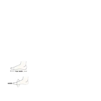 Slipper size chart.