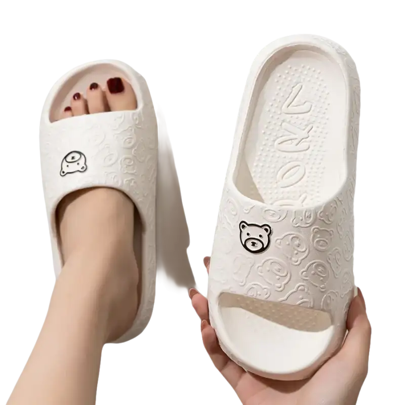 Adorable Bear Women Slippers Summer Indoor