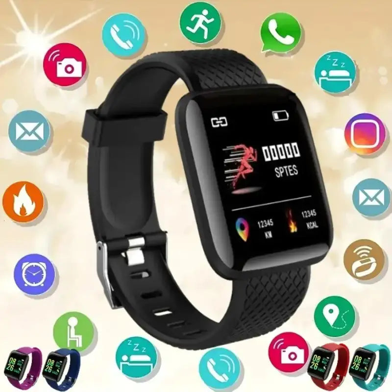 Your Beloved Black D13 Smartwatch Fitness Goals Tracker