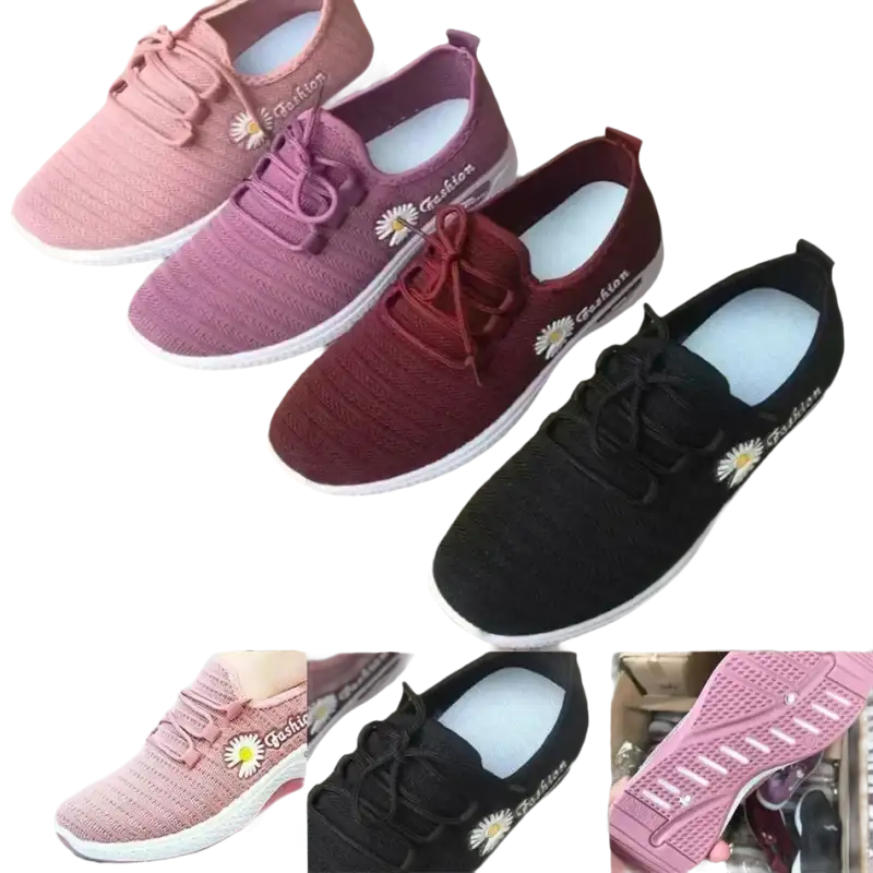 Daisy Knit Sneakers Your New Fave Fashionable Womens Sports Shoes