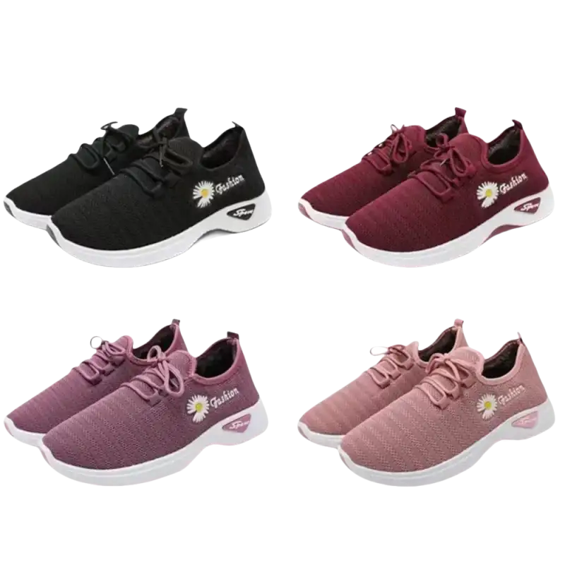 Daisy Knit Sneakers Your New Fave Fashionable Womens Sports Shoes