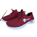 Red knit sneakers women’s sports shoes trendy fashionable women’s sports shoes