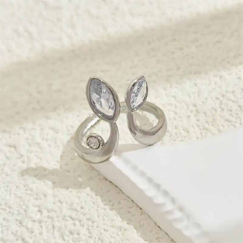 Titanium Steel Ring / Adjustable Opening