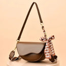 Chic Autumn Saddle: Luxe Underarm Bag