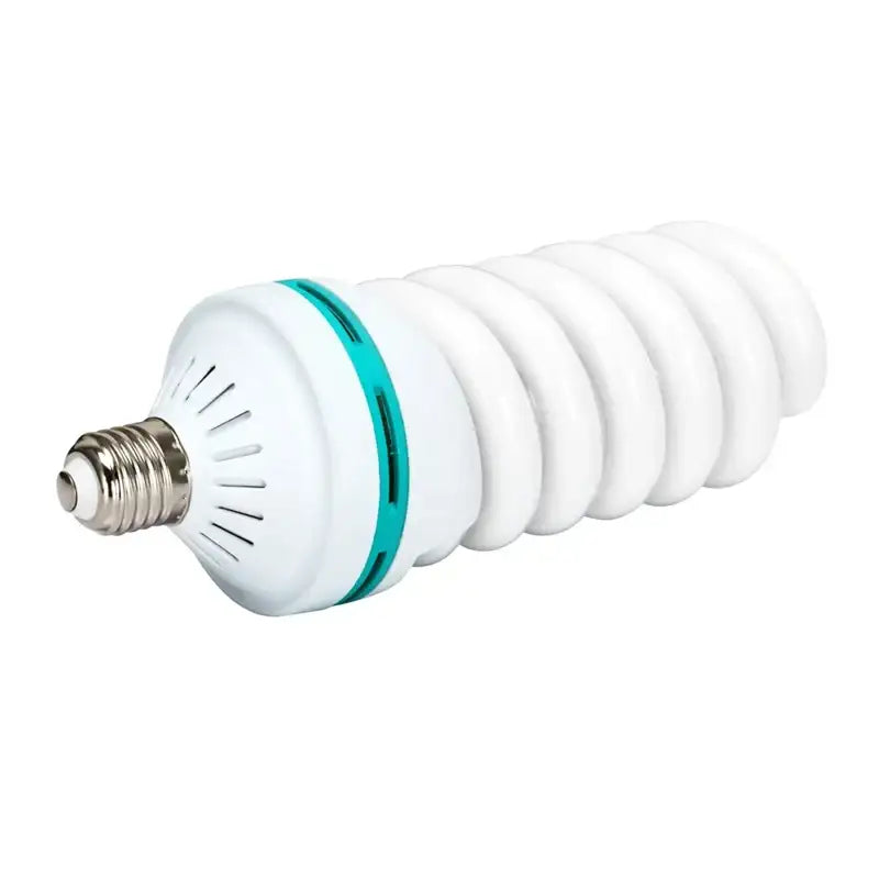 Spiral compact fluorescent light bulb.
