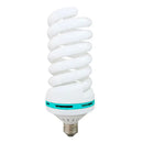 Spiral compact fluorescent light bulb.