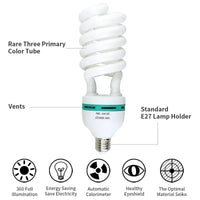 Energy-saving spiral light bulb.