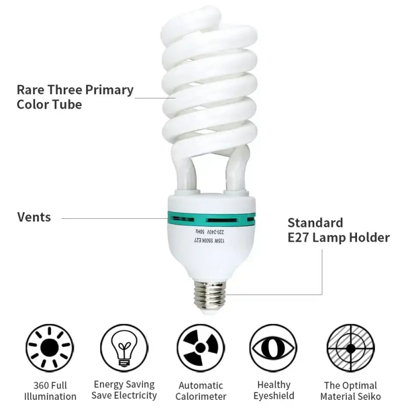 Energy-saving spiral light bulb.