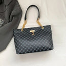 RetroChain Shoulder Bag - Black