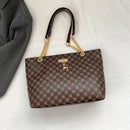 RetroChain Shoulder Bag - Brown