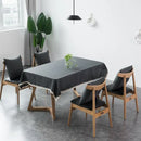 AquaGuard Table Cover: Heat & Spill Resistant Cloth - Smoky gray / 110x160cm