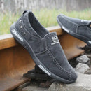 Luxury Designer Men’s Canvas Shoes Slip on Casual Shoes Denim Male Loafers Soft Driving Moccasin Outdoor Breathable Men