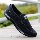 Luxury Designer Men’s Canvas Shoes Slip on Casual Shoes Denim Male Loafers Soft Driving Moccasin Outdoor Breathable Men