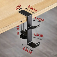 Portable Hanging Bag Hook Student Desk Side Hanging bag Artifact Removable mobile Handbag Holders Multi-functional