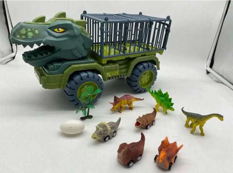 Dino-mite Dinosaur-Themed Transport Truck Mayhem
