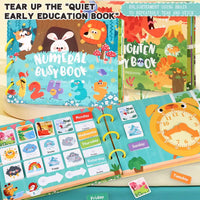 Quiet Velcro Learning Book for Early English Skills