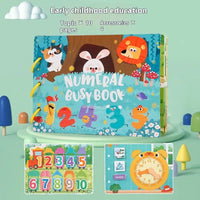 Quiet Velcro Learning Book for Early English Skills - Early Education Learning