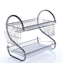 Stainless Steel Kitchen Organizer Rack - Silver