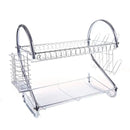 Stainless Steel Kitchen Organizer Rack - Silver