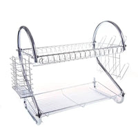Stainless Steel Kitchen Organizer Rack - Silver