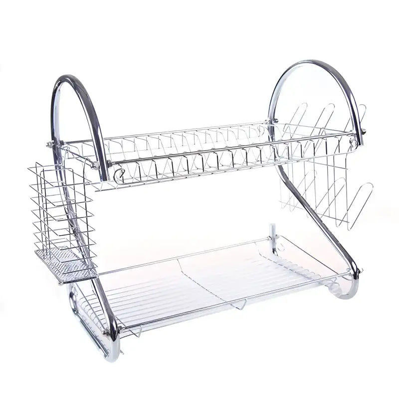 Stainless Steel Kitchen Organizer Rack - Silver
