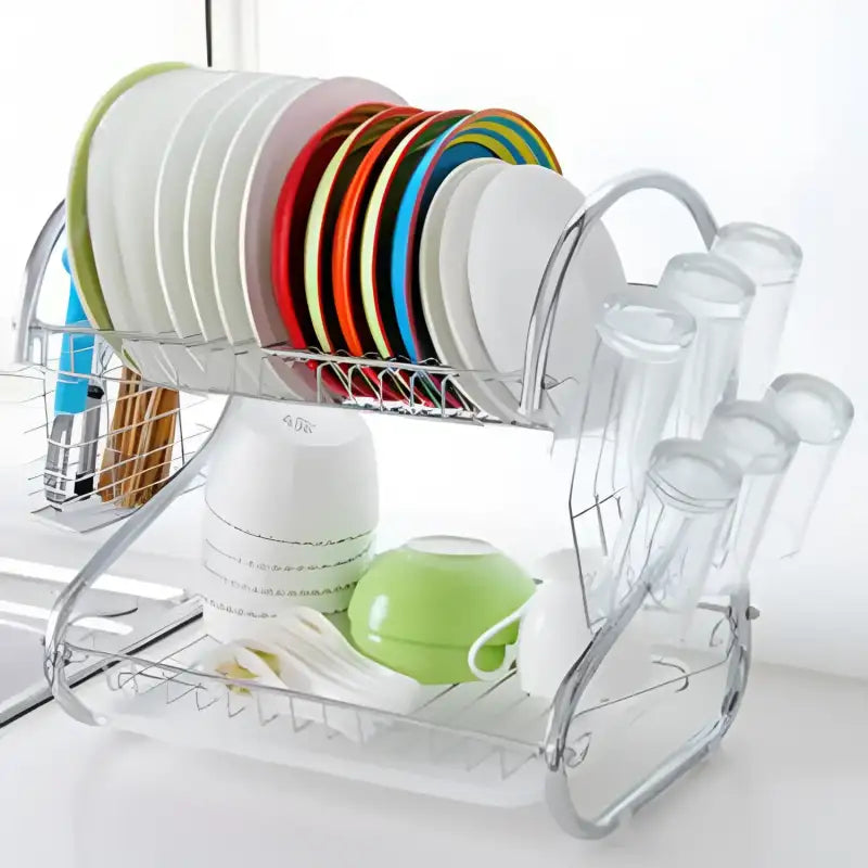 Dish Rack Chrome Edition The Educational Stainless Steel Trendy Thing
