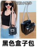 Miniature black box purse.