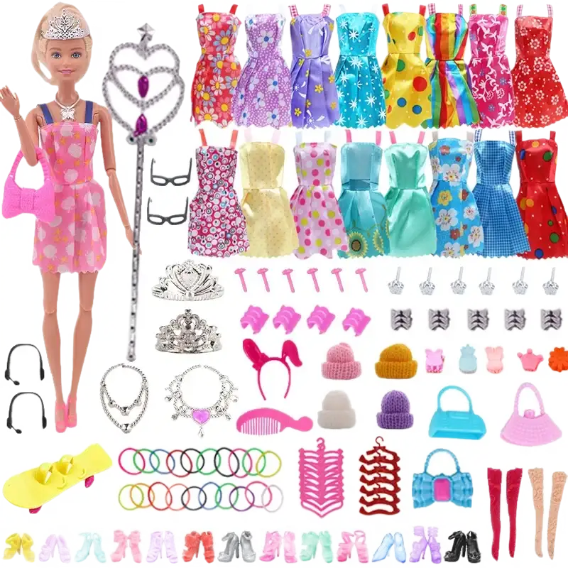 Dollpocalypse Mini Dress Handbags and More set doll accessories!