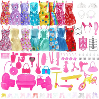 Doll clothes and accessories.
