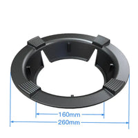 WindGuard Non-Slip Gas Stove Shield Accessories - Four Paws / Without Bracket