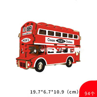 Children’s Early Educational Intelligence Fighting Toys - Bus
