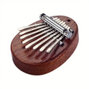 Mini Kalimba 8 Key Thumb Piano 1 Pack Water Drop Style Cute Instrument Portable Exquisite Gift Set for Kids - Water