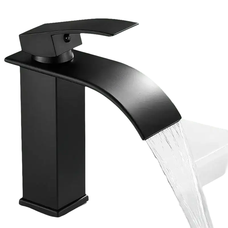Gorgeous Waterfall Basin Faucet Black or Chrome