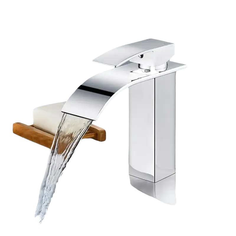 Gorgeous Waterfall Basin Faucet Black or Chrome
