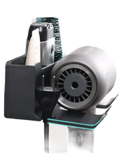 Hair dryer and accessories holder.