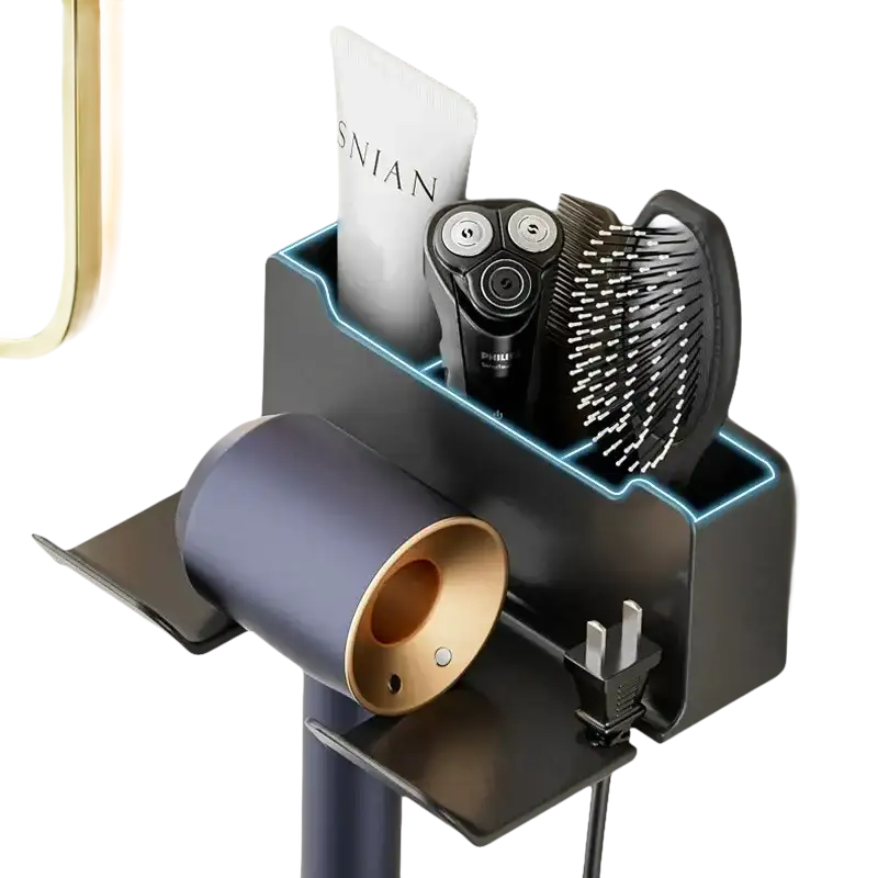 Sweet Home Plastic Hair Dryer Wall Mounted Stand