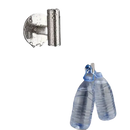 Self-adhesive stainless steel bathroom hook from Easy Peasy Stainless Steel Bathroom Hook Guide